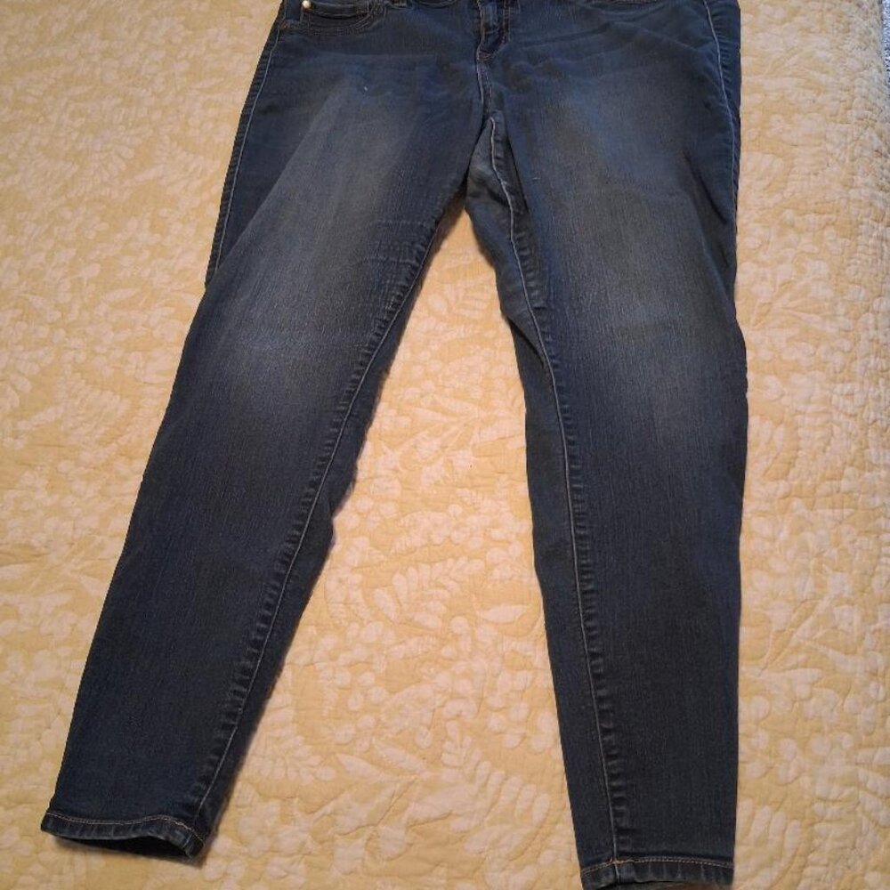 Women's Torrid brand jeans, Size 16R, Medium blue denim